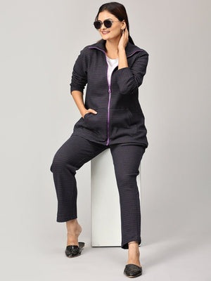 Wildflower Dreams Maternity and Nursing Bomber Jacket Co- Ord Set - MWW-SD-NVYJ-S