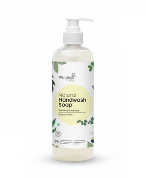Windmill Baby Natural Fragrance Free Handwash Liquid Soap- 450 ml - WMB020
