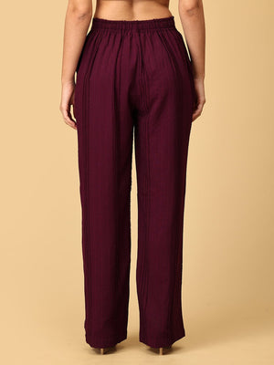Wine Heads Ahead Women's Vest And Pant Set - WES - SK - WNHD - XS