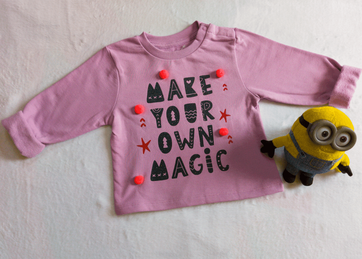 Winter Sweatshirt Combo - Elephant, Kitty, Pom Pom and Unicorn - KDSWT-4-EKPU-0-6