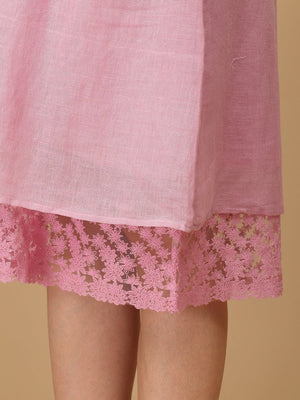 Lilac Wisteria Waltz Linen Women's Dress - Women's Dress