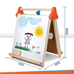 Wooden 3 in 1 Table Top Easel - Easel Board