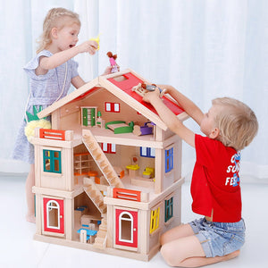 WOODEN DOLL HOUSE - DOLL HOUSE