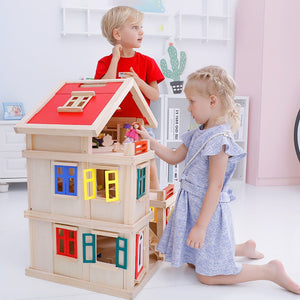 WOODEN DOLL HOUSE - DOLL HOUSE