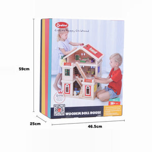 WOODEN DOLL HOUSE - DOLL HOUSE