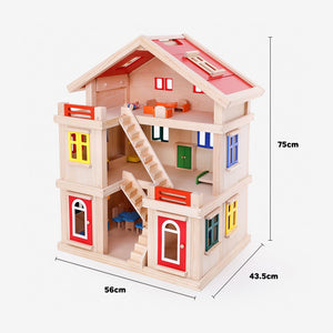WOODEN DOLL HOUSE - DOLL HOUSE