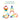 Wooden Rainbow Stacker Medium- 7 Pcs - ET118