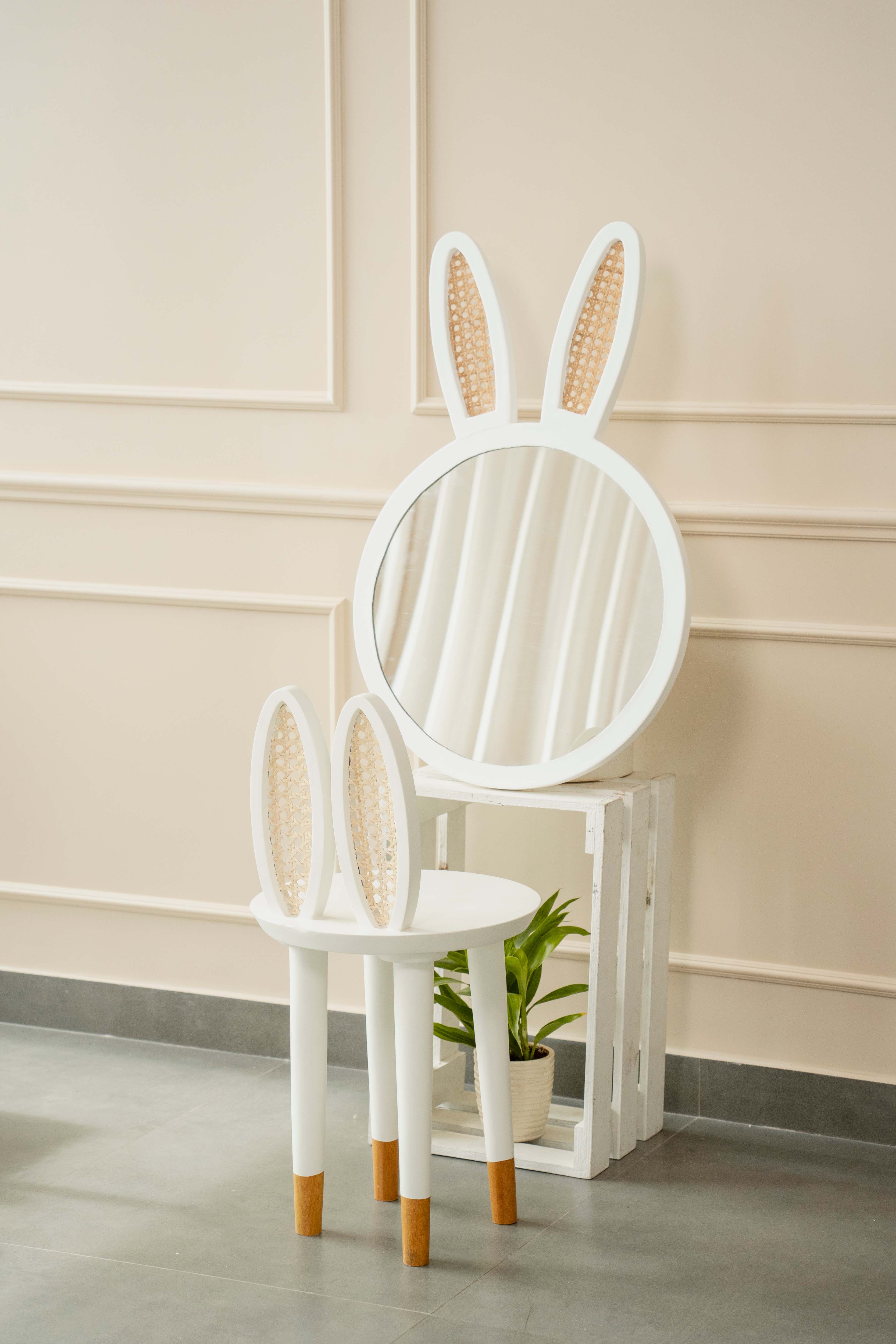 W&R Bunny mirror - BM - WHB - WR