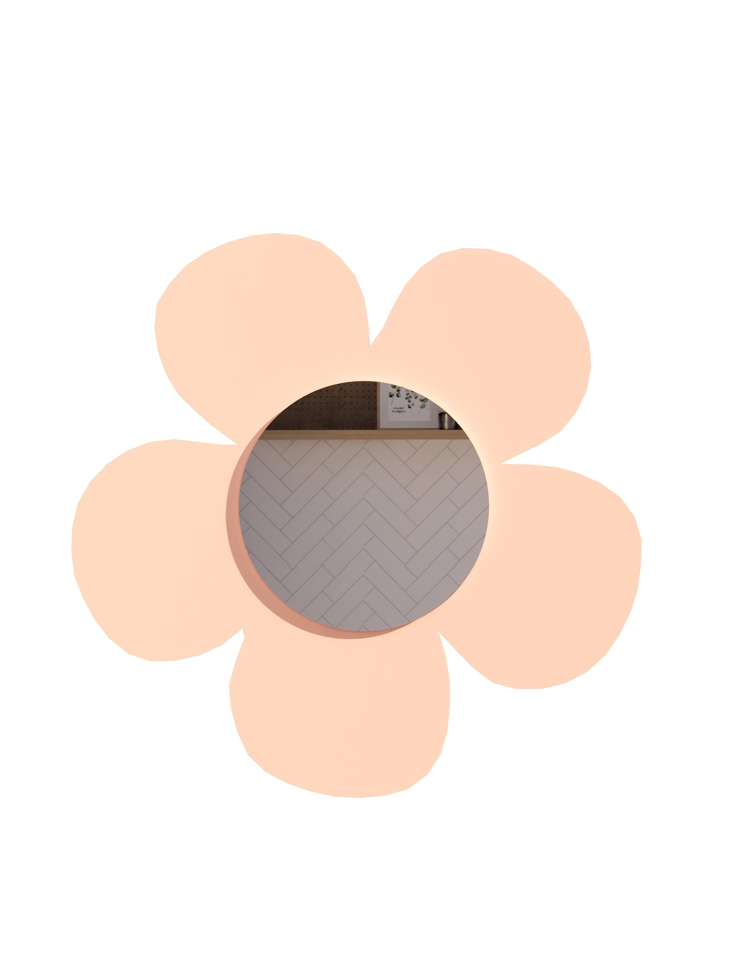 W&R Flower mirror - FM - PEB - WR
