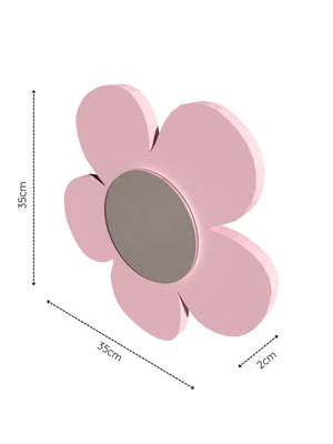 W&R Flower shelf with mirror - FM - YWB - WR