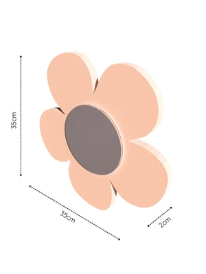 W&R Flower shelf with mirror - FM - PEB - WR