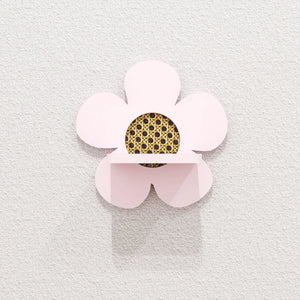 W&R Flower shelf with wicker - Yellow Room Decor