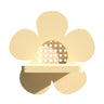 W&R Flower shelf with wicker - WS - YWS - WR