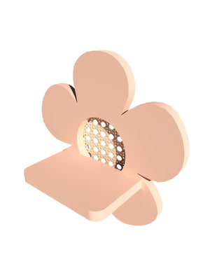 W&R Flower shelf with wicker - WS - PES - WR