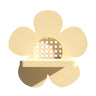 W&R Flower shelf with wicker - WS - YWS - WR