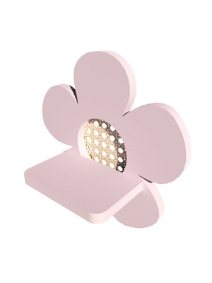 W&R Flower shelf with wicker - WS - PUS - WR