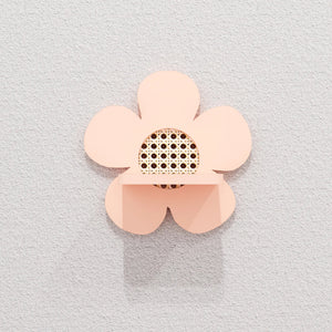 W&R Flower shelf with wicker - Yellow Room Decor