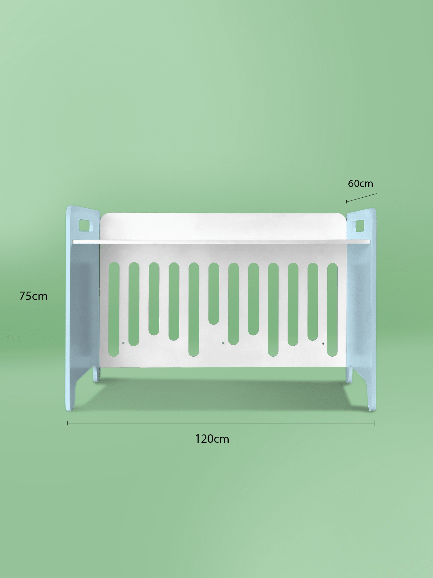 W&R The Buddy Convertible Cot - White Baby Crib
