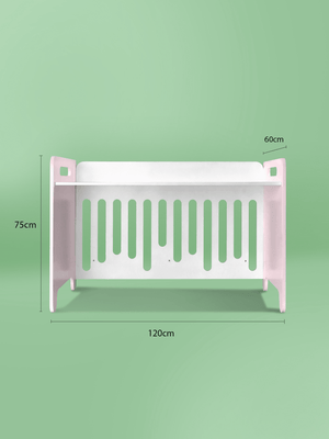 W&R The Buddy Convertible Cot - White Baby Crib