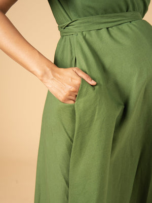 Wrapped in Sage Maternity Wrap Dress - S Maternity Casual Dress