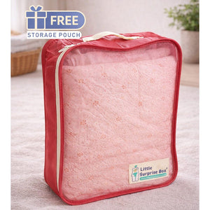 Wreath Wooland Theme Soft Quilted Cotton Winter Wrapper with Hood for Newborn & Infants with Free storage Pouch - Bedding
