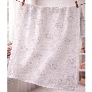 Wreath Wooland Theme Soft Quilted Cotton Winter Wrapper with Hood for Newborn & Infants with Free storage Pouch - Bedding
