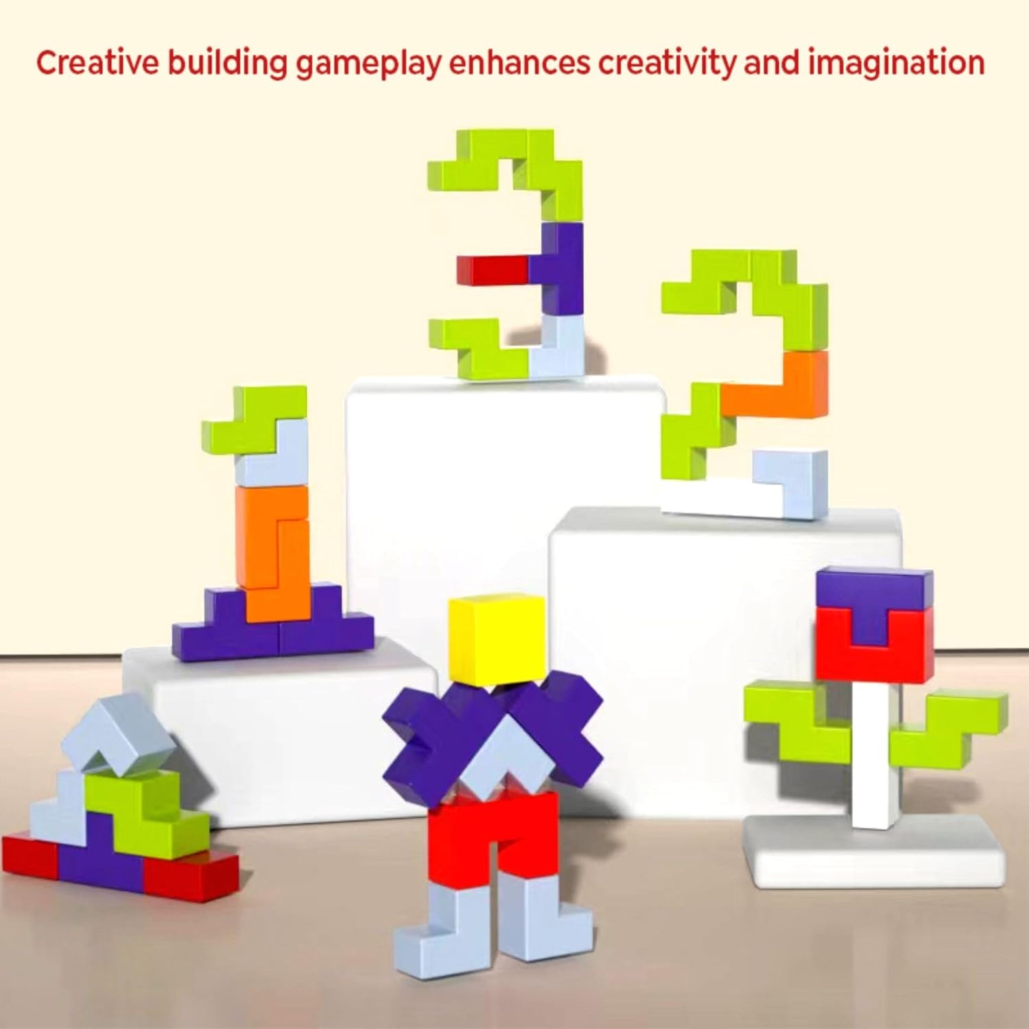 Wudly 3 in 1 Tetris for Kids - Parent Child Edition - Puzzles