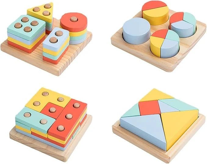 Wudly - 4 - 1 Shape Sorter - CR - 1326