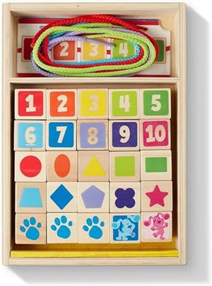 Wudly Bead Lacing & Block Set - Learning Toy | The Mom Store - Activity