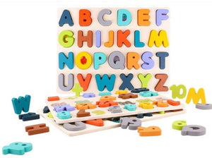 Wudly Chunky Alphabet Board - Learning and Educational Toys