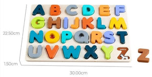 Wudly Chunky Alphabet Board - Learning and Educational Toys