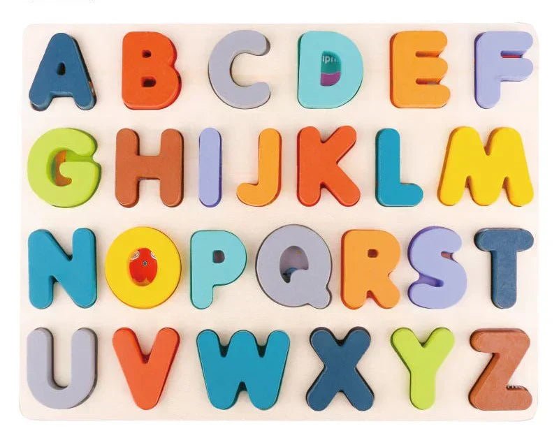 Wudly Chunky Alphabet Board - Learning and Educational Toys