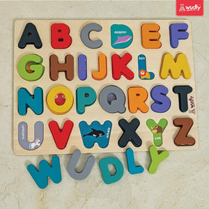Wudly Chunky Alphabet Board - Learning and Educational Toys