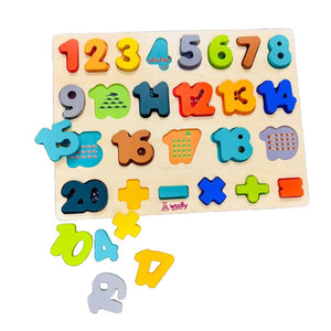 Wudly Chunky Number Board - CR - 1334