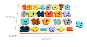Wudly Chunky Number Board - CR - 1334