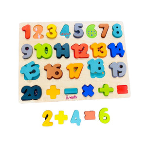 Wudly Chunky Number Board - CR - 1334