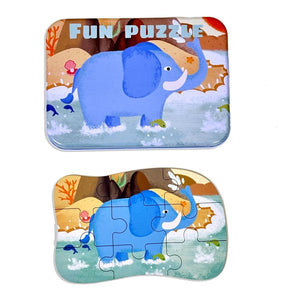 Wudly Farm Animals Puzzle Set - Learning Toy | The Mom Store - Wooden Puzzles