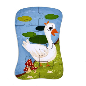 Wudly Farm Animals Puzzle Set - Learning Toy | The Mom Store - Wooden Puzzles