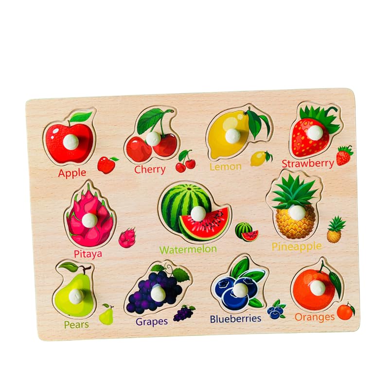Wudly - Fruit Knob Puzzle - Puzzles