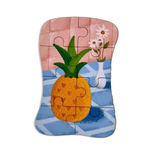 Wudly Fruits & Vegetables Puzzle Set - Learning Toy | The Mom Store - Wooden Puzzles