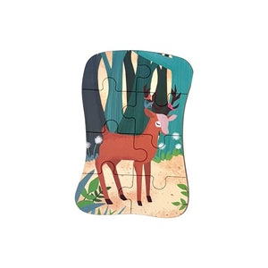 Wudly Jungle Animals Puzzle Set - Learning Toy | The Mom Store - Wooden Puzzles