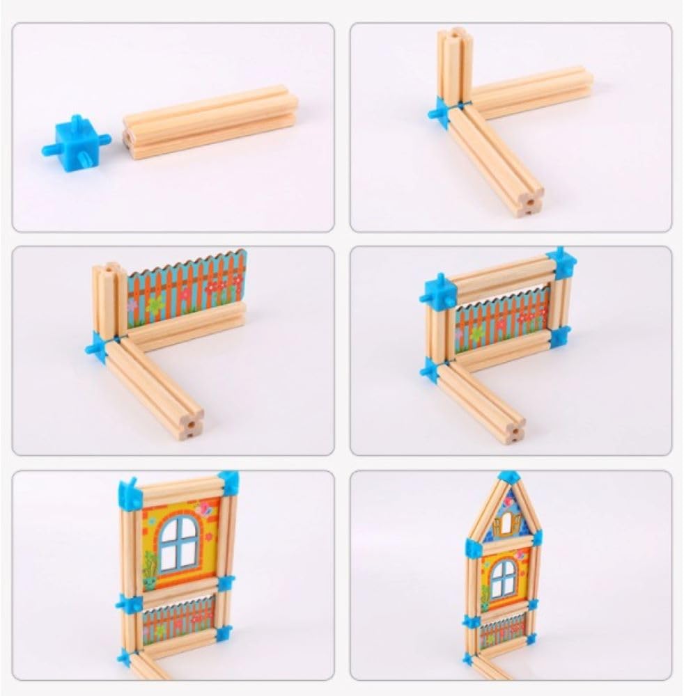 Wudly - MASTER OF ARCHITECTURE BUILDING BLOCKS TOY - Building Blocks