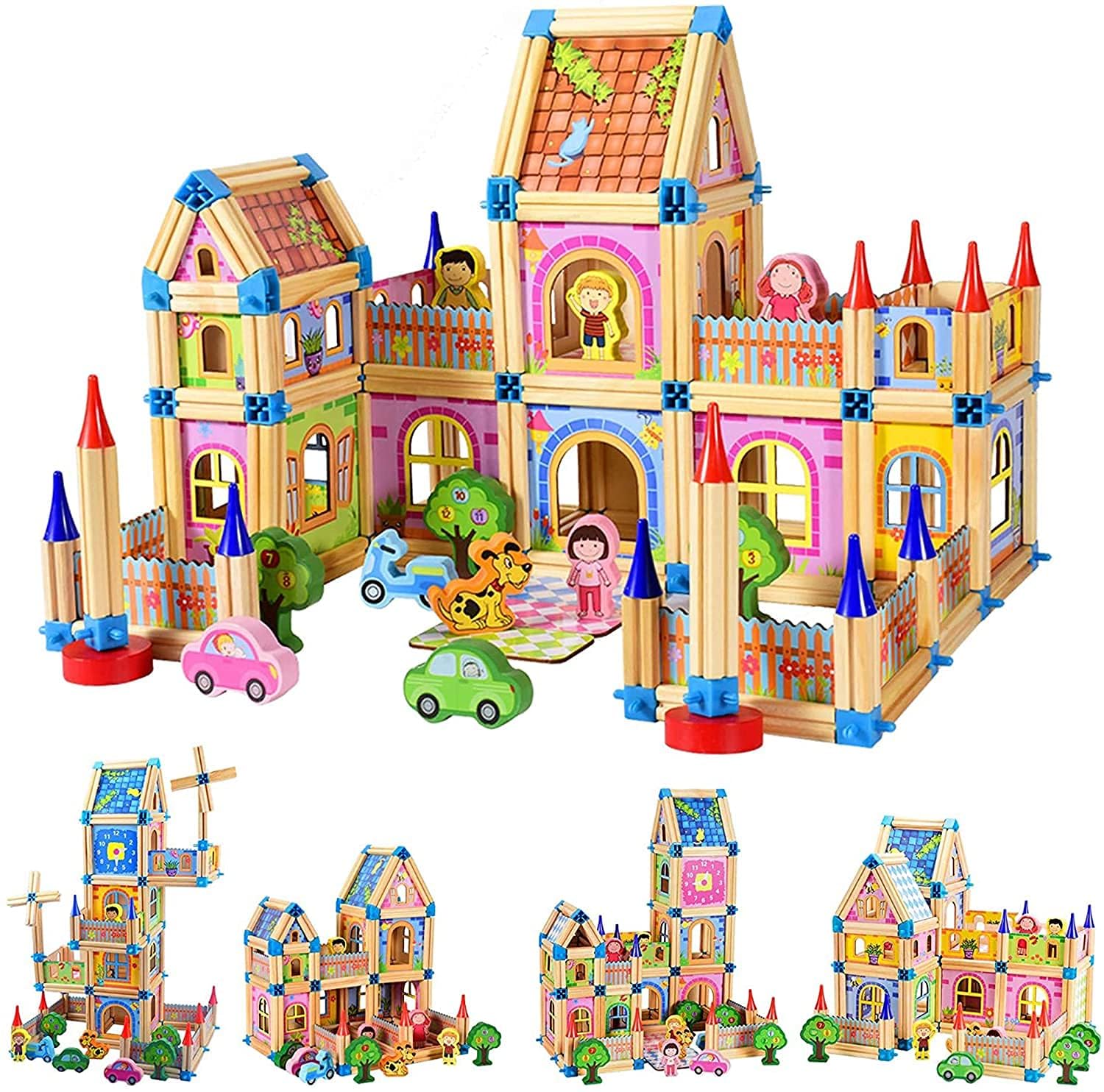 Wudly - MASTER OF ARCHITECTURE BUILDING BLOCKS TOY - Building Blocks