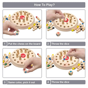 Wudly Memory Chess Game - Brain Learning Toy | The Mom Store - Activity