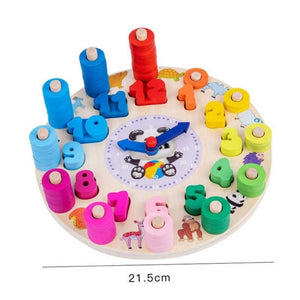 Wudly - Number Counting Clock - Learning and Educational Toys