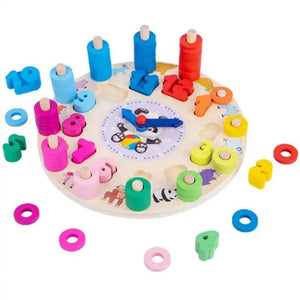 Wudly - Number Counting Clock - Learning and Educational Toys