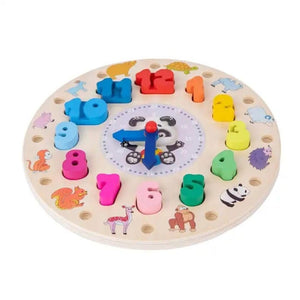 Wudly - Number Counting Clock - Learning and Educational Toys
