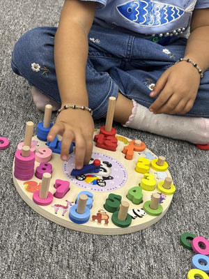 Wudly - Number Counting Clock - Learning and Educational Toys