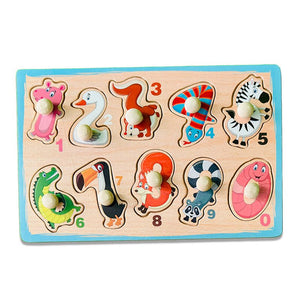 Wudly Number Puzzle Board - Learn Counting Toy | The Mom Store - Wooden Puzzles