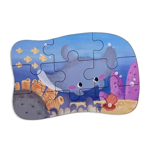 Wudly Ocean Puzzle Set - Progressive Learning Toy | The Mom Store - Wooden Puzzles